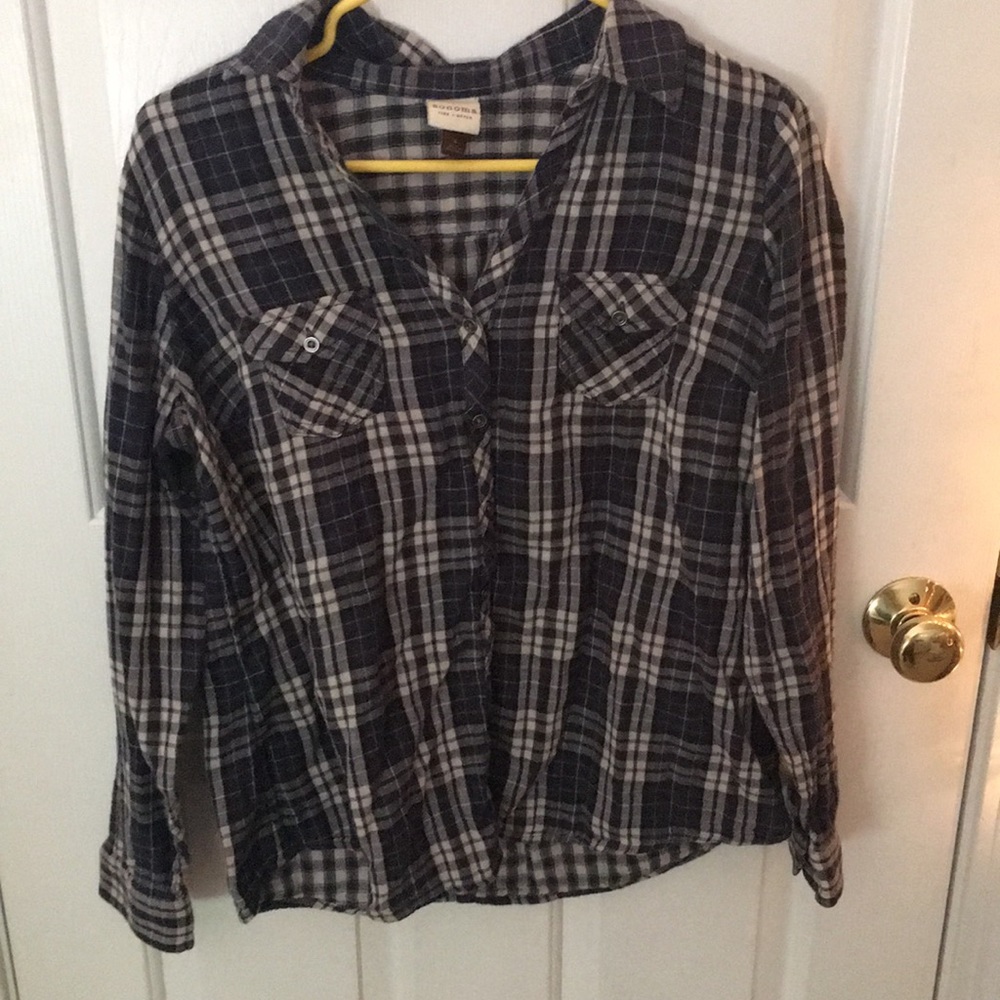 Blue Plaid Shirt